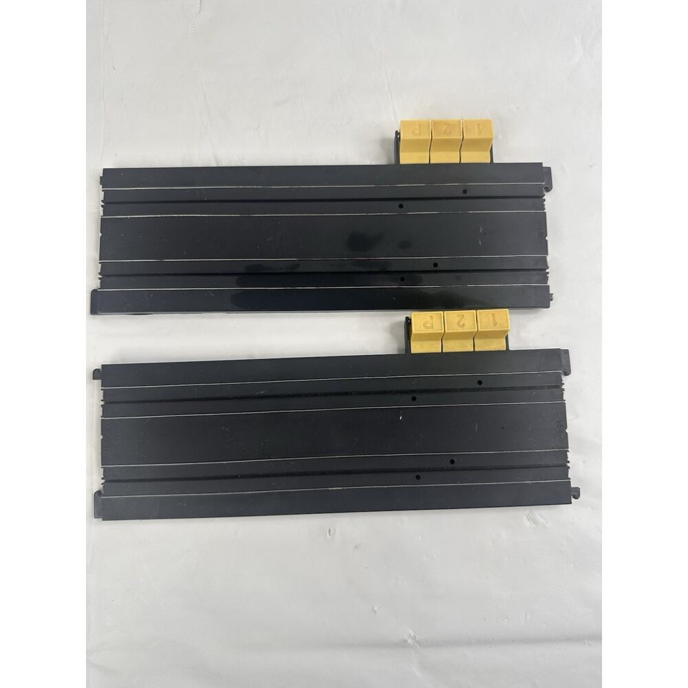 Vintage Tyco Pro HO Slot Car Track 9" Straight Terminal 8710 Lot Of 2